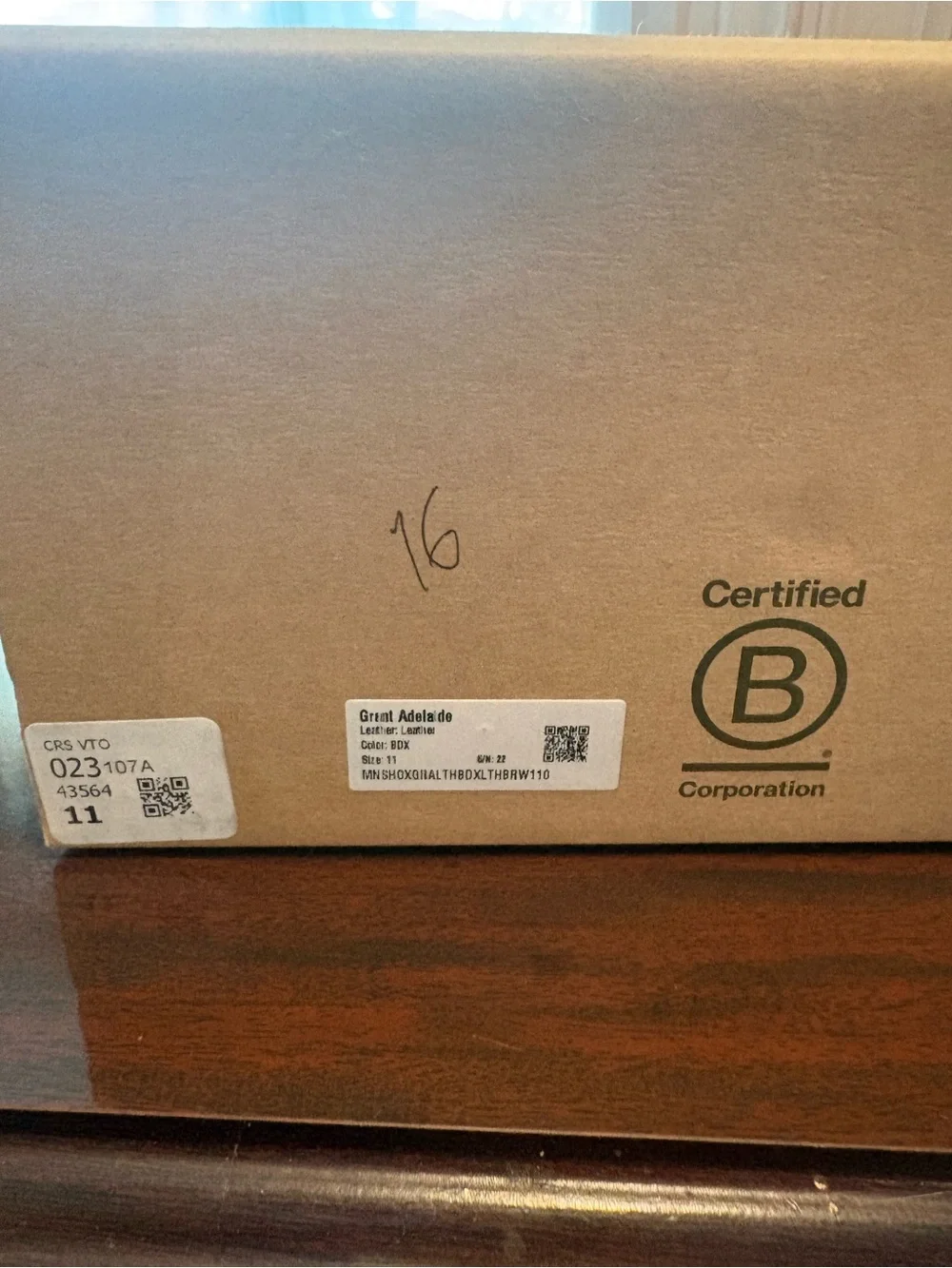Beckett Simonon Men's 11 Oxford Dress Shoes in Dark Brown Grant Adelaide